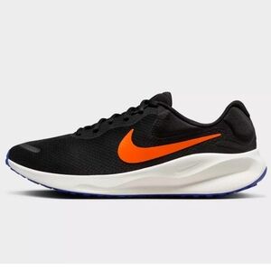 New Men's Nike Size 11 Revolution 7  Black/University Red Road Running Shoes.